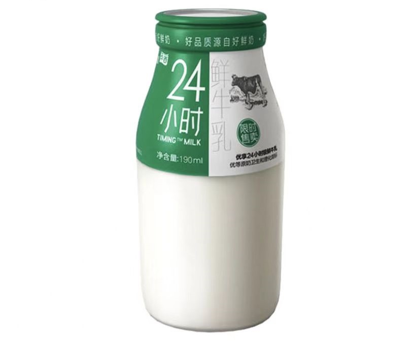 新希望华西订鲜奶—24小时鲜牛奶190ml玻璃瓶装—成都订奶热线，每天新鲜到家