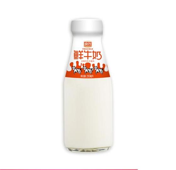 [广州订鲜奶]风行鲜牛奶（210mL）——每日送货上门