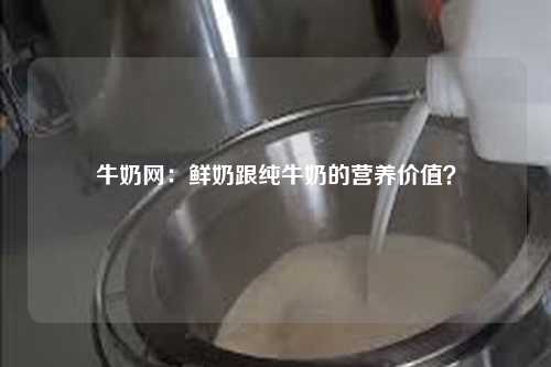 牛奶网：鲜奶跟纯牛奶的营养价值？-第1张图片-牛奶网
